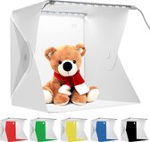 BOTC Professionele Fotostudio met LED verlichting - Inclusief LED verlichting en 6 kleuren achtergronden - 40cm Lightbox - Softbox - Fotobox