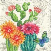 Dimensions borduurpakket cactus bloem 70-35388