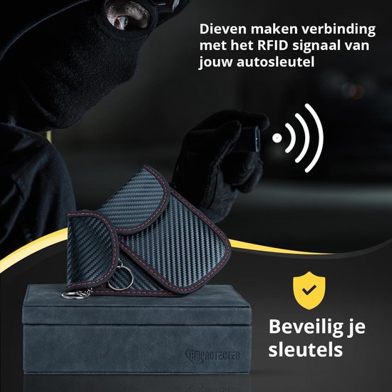 Beprotected Pro Faraday Box - Autosleutel RFID Antidiefstal - Keyless Entry Beschermhoes - Faraday Hoes - BeProtected