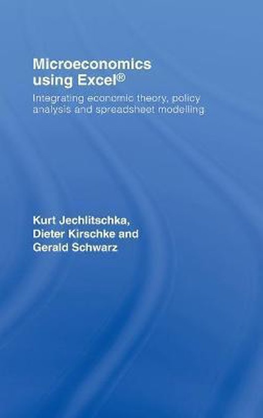 Microeconomics using Excel - cover