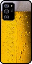 ADEL Siliconen Back Cover Softcase Hoesje Geschikt voor Samsung Galaxy Note 20 - Pils Bier