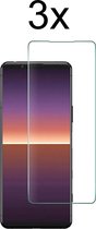 Sony Xperia 1 III Screenprotector - Beschermglas Sony Xperia 1 III Screen Protector - 3 stuks