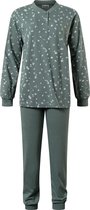 Lunatex tricot dames pyjama 4157 - Groen  - 4XL