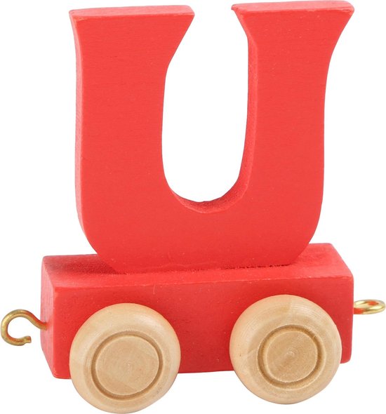 small foot - Coloured Letter Train U
