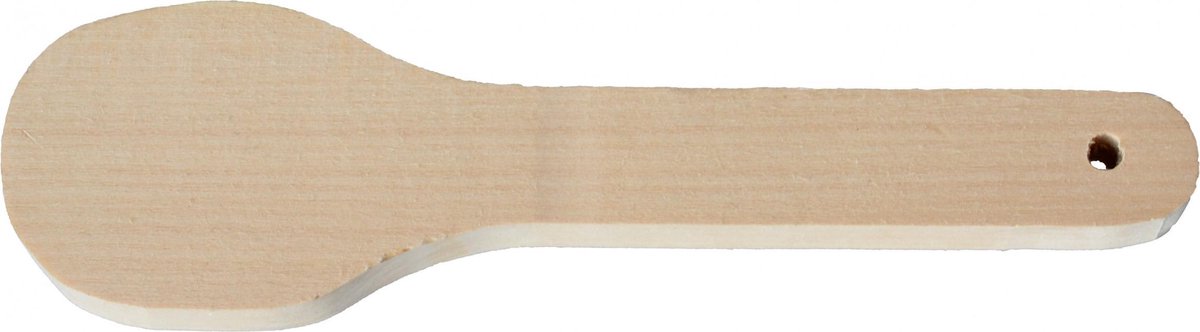 Kids At Work Houtsnijset Lepel Junior 12 Cm Hout Naturel
