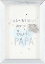 Depesche Fotolijst Beschermengel Papa 5 X 7 Cm Hout Zilver