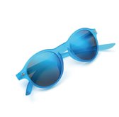 Okkia zonnebril Woody-Blauw - blauwe glazen