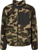 Kinderen - Jongens - Boys Sherpa Jacket camo