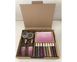 Let's alchemize and create your own PINK Gin complete set - Gin making kit - Gin botanicals - Gin kruiden - Gin tonic geschenkset