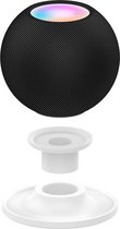 2-In-1 Dock Charger Standaard Houder Geschikt Voor Apple Homepod/Homepod Mini Smart Speaker - Siliconen Docking Station Oplaadstation Desk Mount - Tafel Stand Steun - Display Oplaad Stand - L