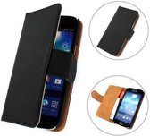 TCC Hoesje Samsung Galaxy S4 Book/Wallet Case/Cover Zwart i9500