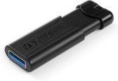 Verbatim PinStripe 3.0 - USB-Stick 3.0 256GB  - Zwart