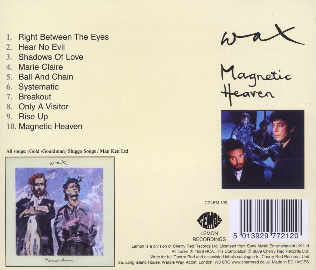 Heaven, Wax UK CD (album) Muziek