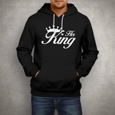 Her King Hoodie | Zwart | 2XL