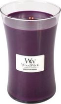 WoodWick Hourglass Large Geurkaars - Spiced Blackberry