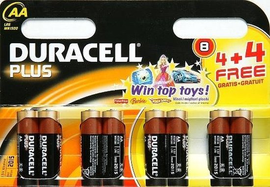 DURACELL Battery AA LR6 MN1500 (8 stuks)