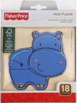 Houten puzzel Nijlpaard 4 pcs Fischer Price