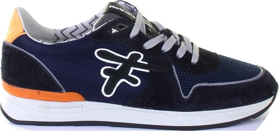Floris van Bommel Mannen Sneakers - 16246 - Blauw - Maat 42 | Bestel nu!