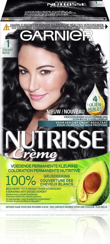 Vernederen nood Dij Garnier Nutrisse Crème 10 - Zwart - Haarverf | bol.com