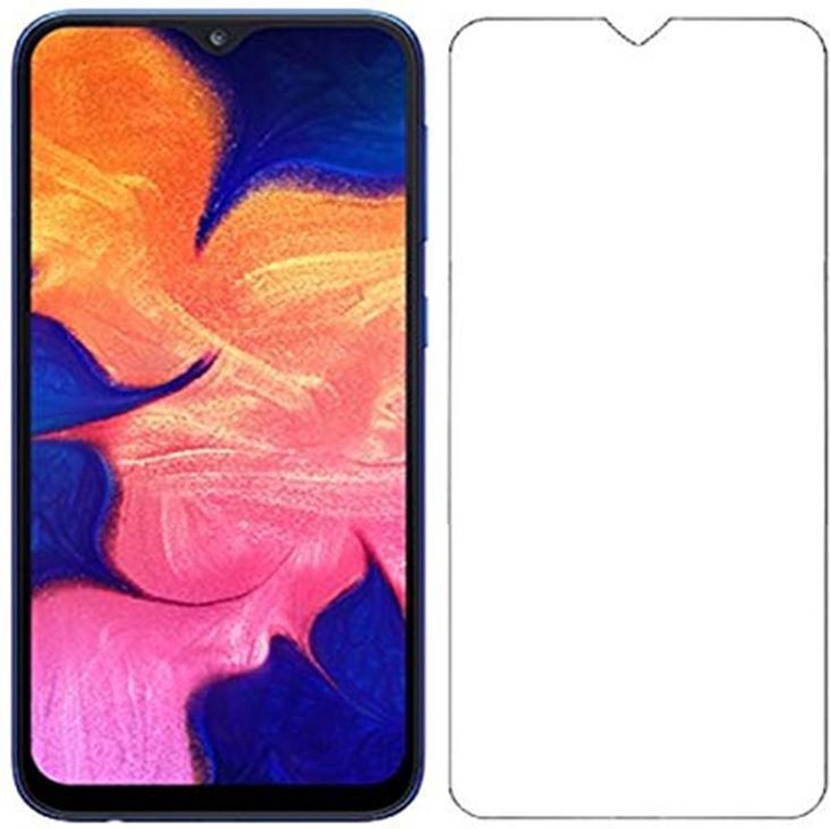 Tempered Glass / Glazen Screenprotector Geschikt voor Samsung Galaxy A40