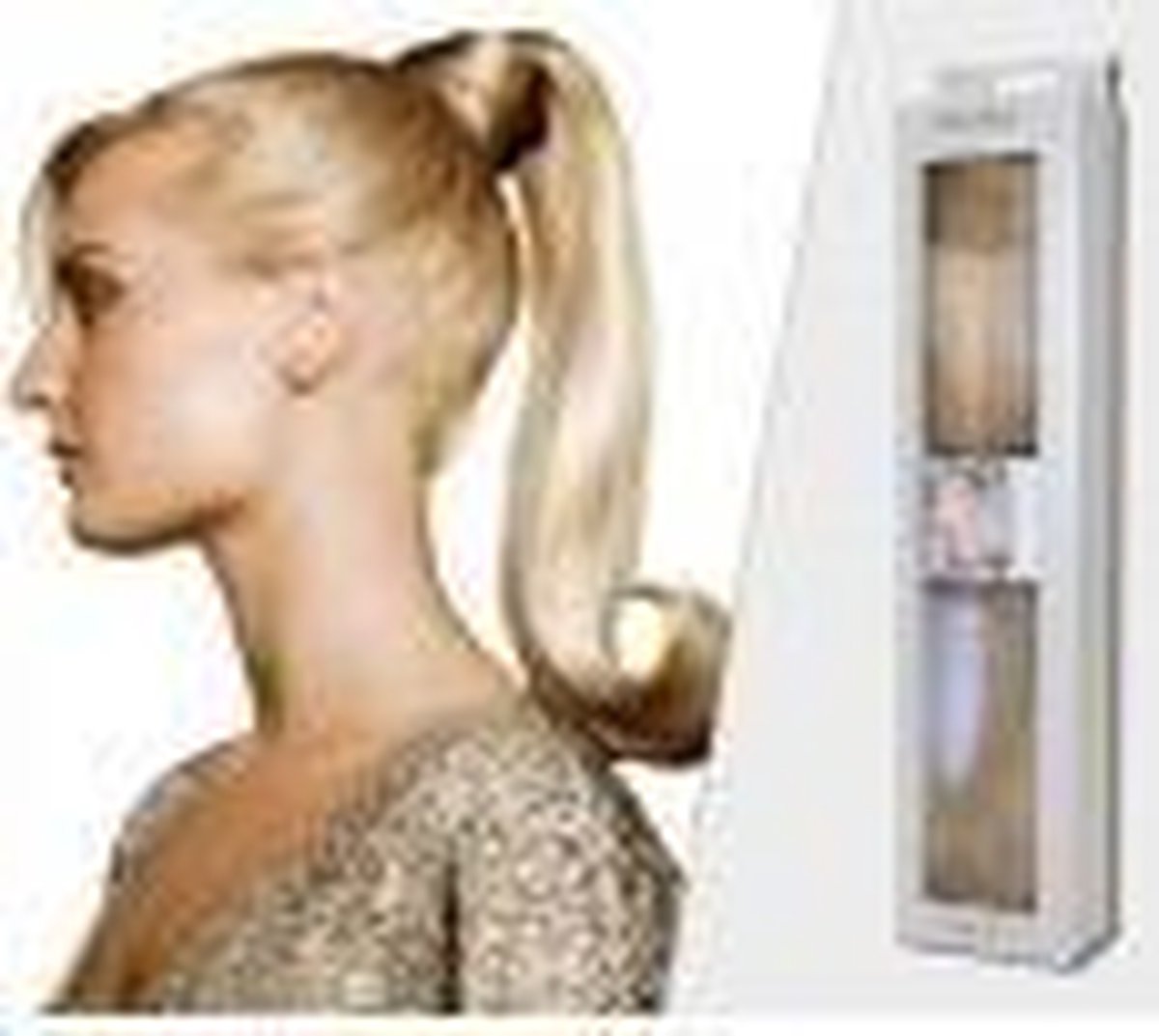 Balmain 45cm Ponytail, model Monaco, kleur BRIGHT BLONDE