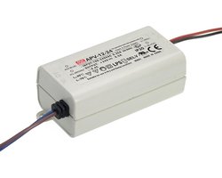 Meanwell LED Trafo 12W 24VDC 0.5A IP20 CV APV-12-24