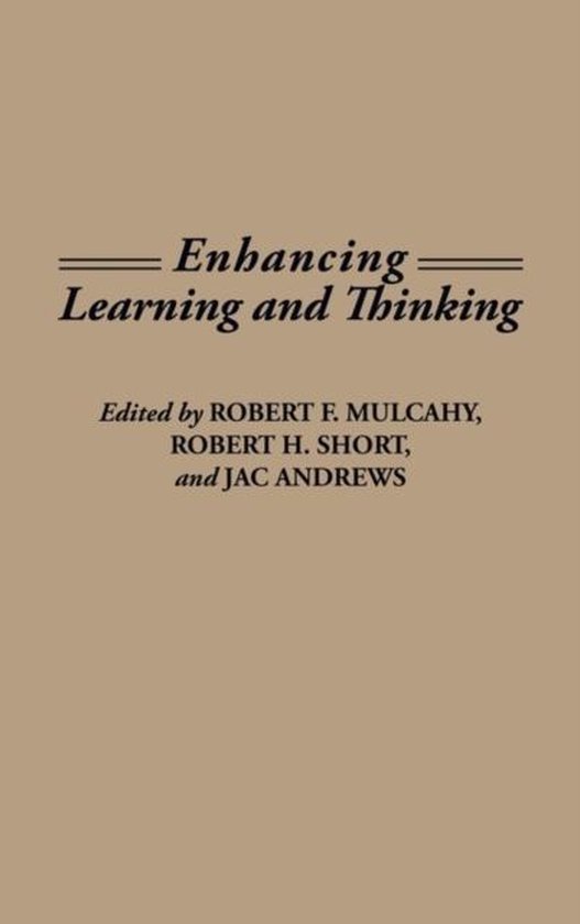 Enhancing Learning and Thinking - cover