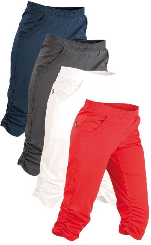 Litex Sportswear | Dames hipster broek in 3/4 rood wit donkerblauw of  donkergrijs | M | bol.com