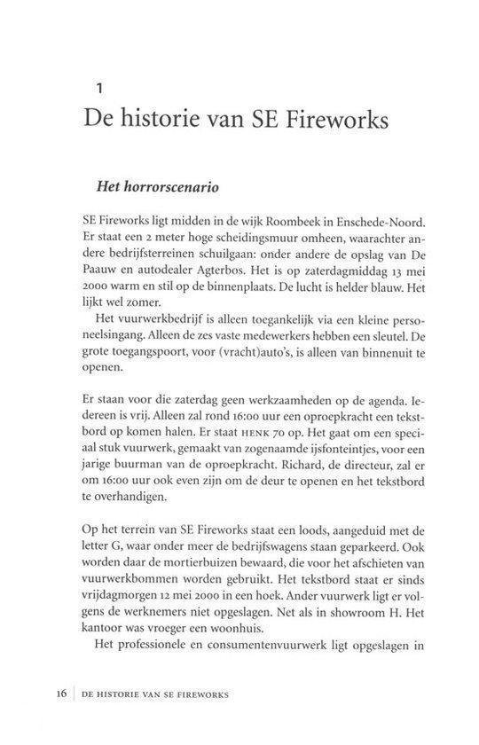 Cover van 'De historie van SE Fireworks' met de titel en een korte introductie.