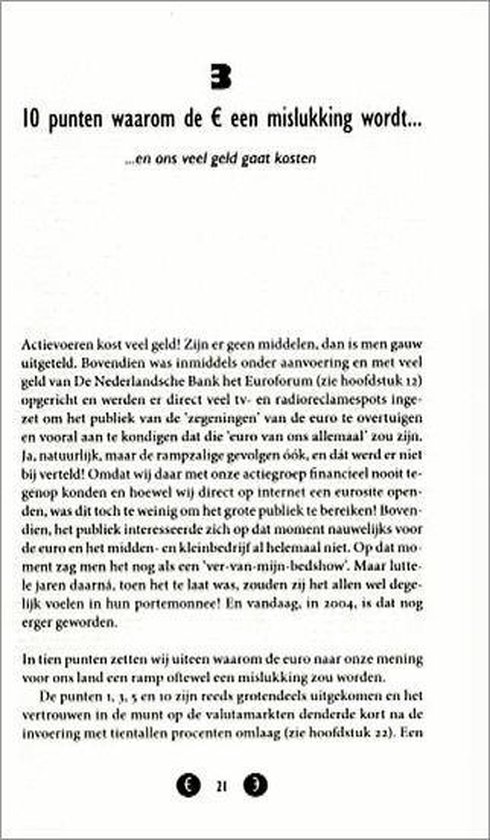 De euro-ramp treft ons allemaal
