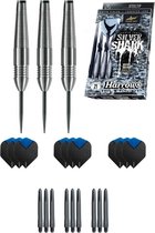 Harrows - Silver Shark 22 gram - dartpijlen - met - cadeauset - dartshafts - dartflights