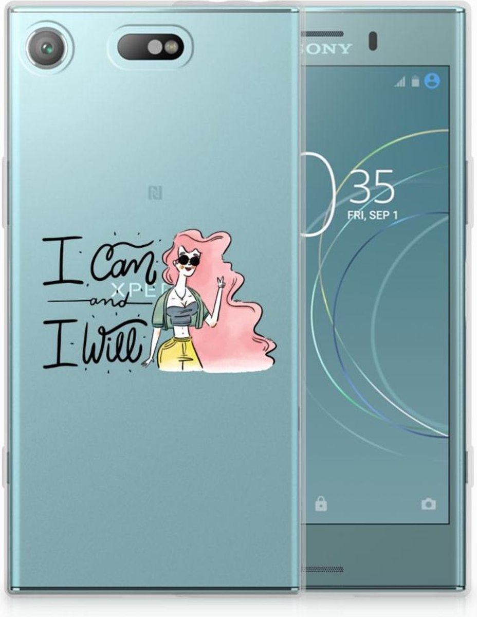 Sony Xperia XZ1 Compact Telefoonhoesje met Naam i Can op Prijzenvolger.com