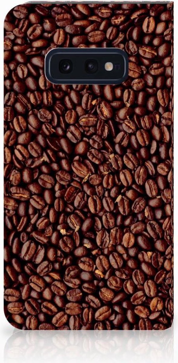 Samsung Galaxy S10e Flip Style Cover Koffiebonen