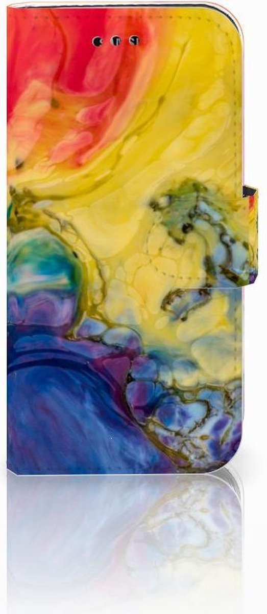 Hoesje Samsung Galaxy A3 2017 Watercolor Dark