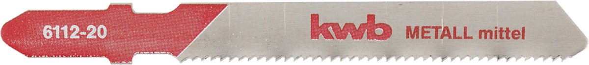 KWB Decoupeerzaagbladen - Metaal Middel 6112-20