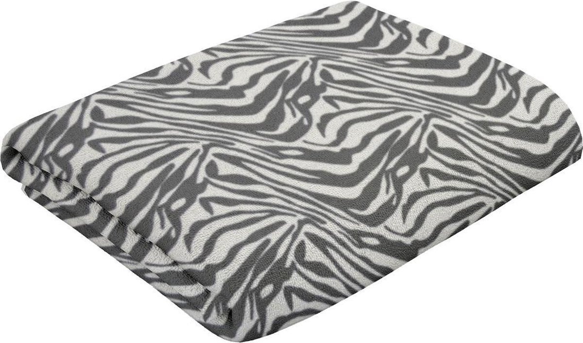 spoor Gecomprimeerd tijger Fleece deken - plaid - 150 x 200 cm - Zebra | bol.com