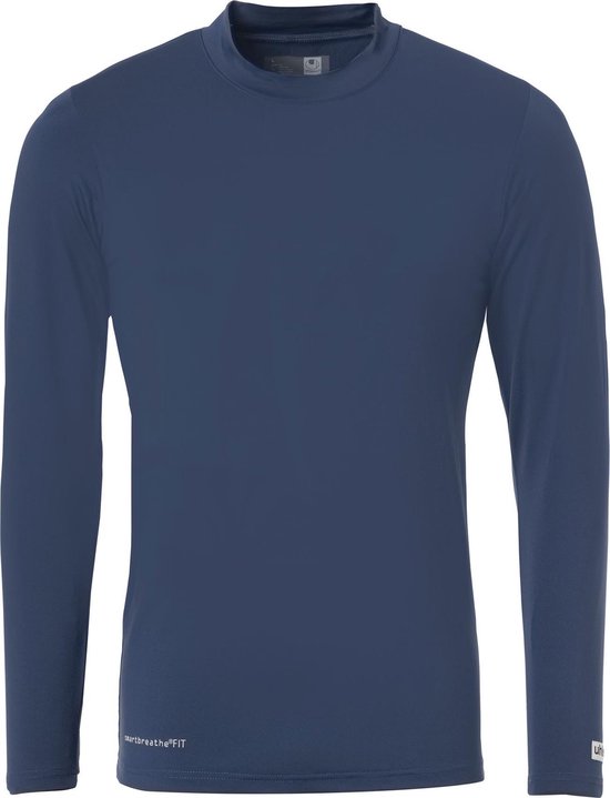 Uhlsport Distinction Colors Baselayer  Sportshirt performance - Maat S  - Mannen - donker blauw