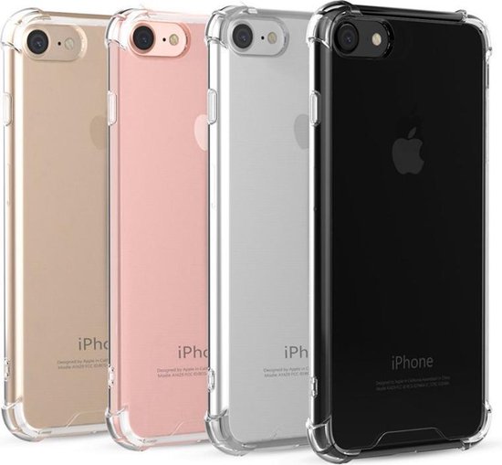 Overeenkomstig goud Merchandiser Shock Proof telefoonhoesje Apple iPhone 7 / 8 | bol.com