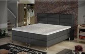 Boxspring Amsterdam DELUXE 160X200 Antraciet