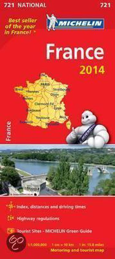 France 2014 National Map 721 - cover