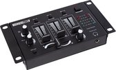 3-KANAALS STEREO MENGPANEEL + 2 MICROFOONINGANGEN