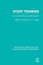 Routledge Library Editions: Human Resource Management - Staff Training