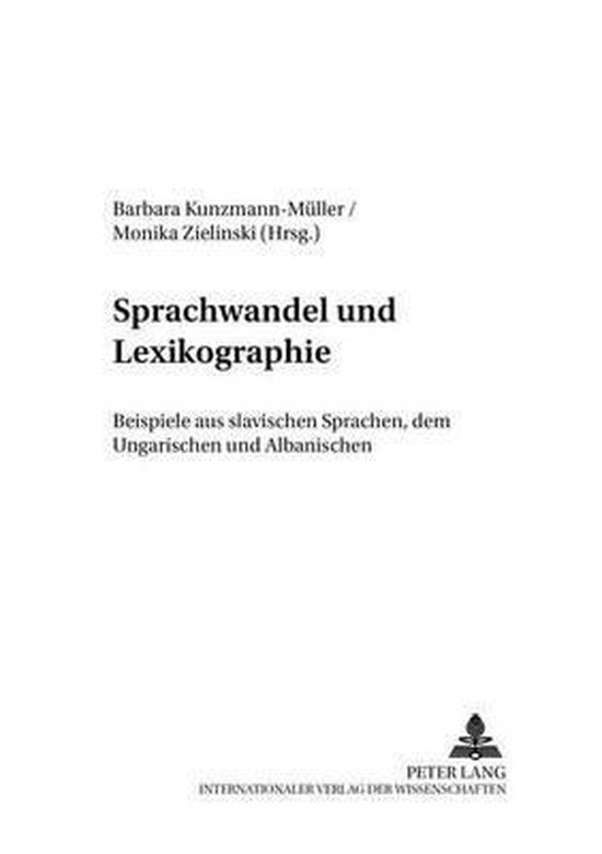 Berliner Slawistische Arbeiten- Sprachwandel Und Lexikograph ... - cover