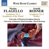 University Of Houston Saxophone Qua - Flagello/Rosner; Symp. No. 2 / Symp (CD)