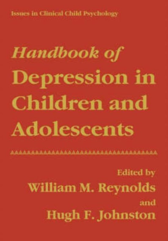 Handbook of Depression in Children and Adolescents - cover