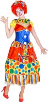 dressforfun - Vrouwenkostuum clown Fridoline XL - verkleedkleding kostuum halloween verkleden feestkleding carnavalskleding carnaval feestkledij partykleding - 300780