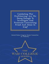 Combating War Profiteering