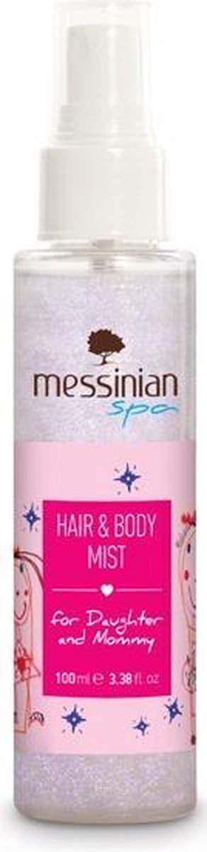 Messinian Spa Body Mist Silver Glitter