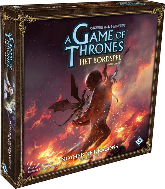 Middel Onverbiddelijk Mogelijk Game of Thrones: Het Bordspel - Tweede Editie - Mother of Dragons Expansie  | Games | bol.com