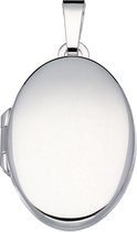 Medaillon Ovaal Glad 26x17 mm 925